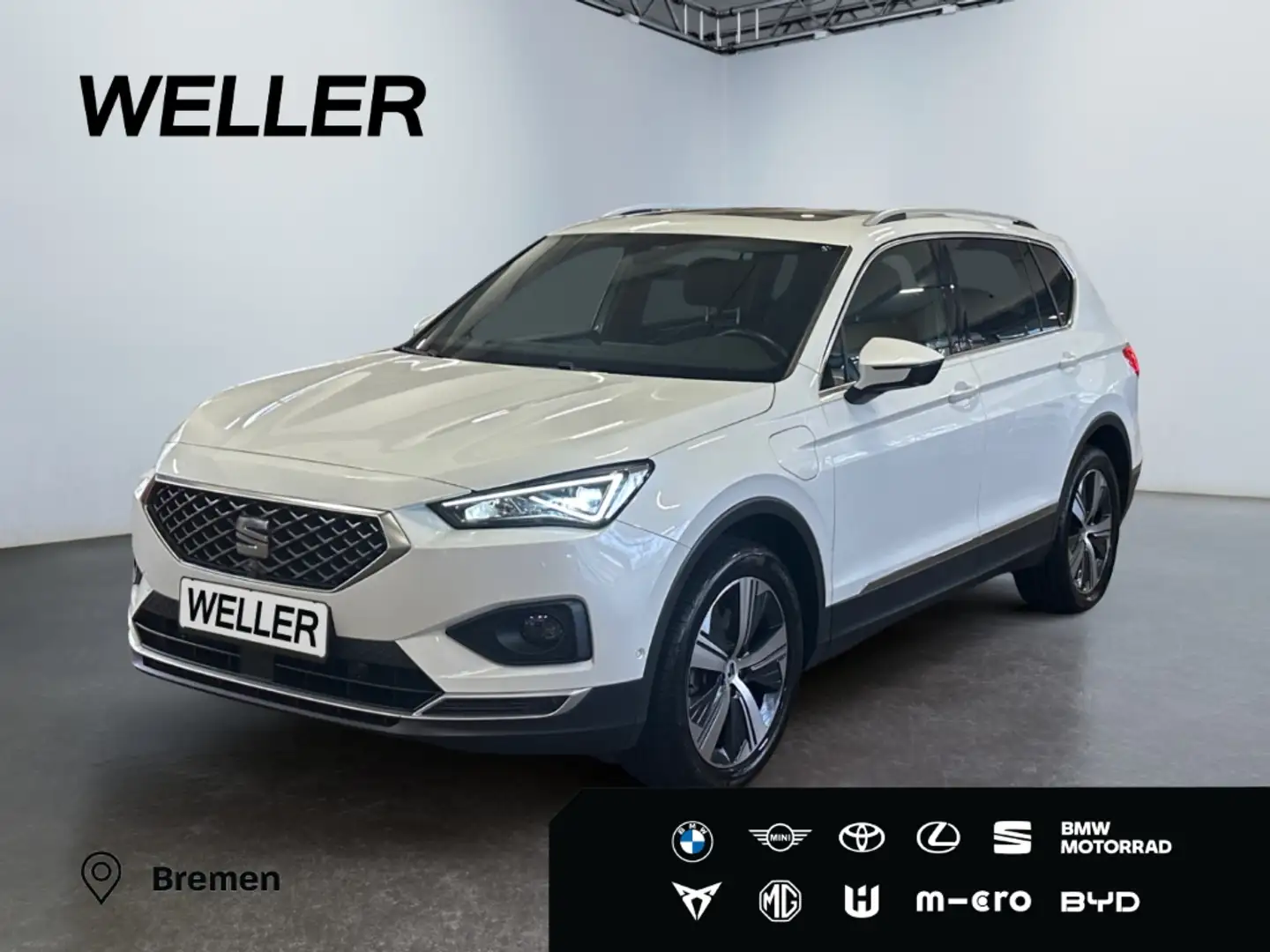 SEAT Tarraco 1.4 e-Hybrid DSG Xcellence *AHK*Pano*CAM* Weiß - 1