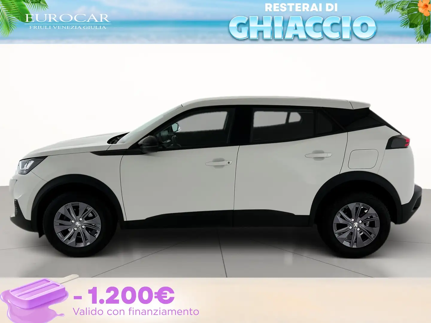 Peugeot 2008 1.2 puretech active pack s&s 130cv Bianco - 2