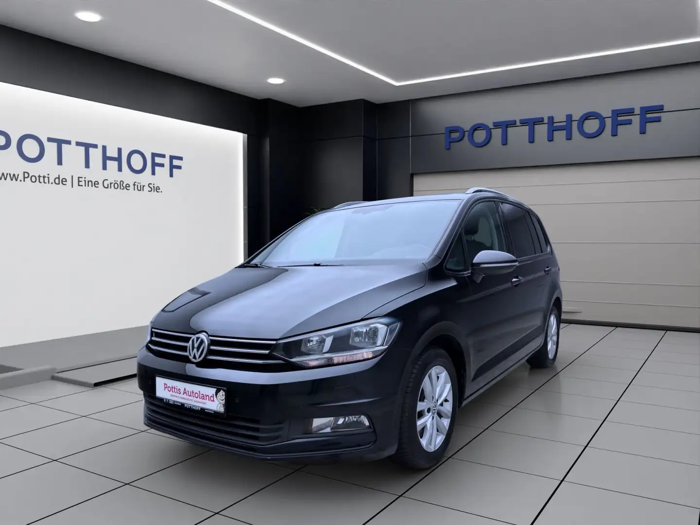 Volkswagen Touran 2.0 TDI DSG COMFORTLINE PANO AHK NAVI KAM Noir - 1
