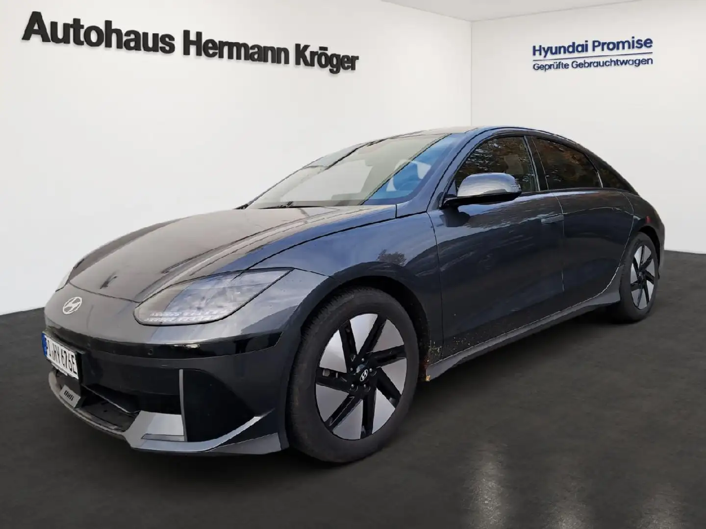 Hyundai IONIQ 6 Techniq Elektro Matrix-LED/Wärmepumpe/800V uvm. Grau - 1