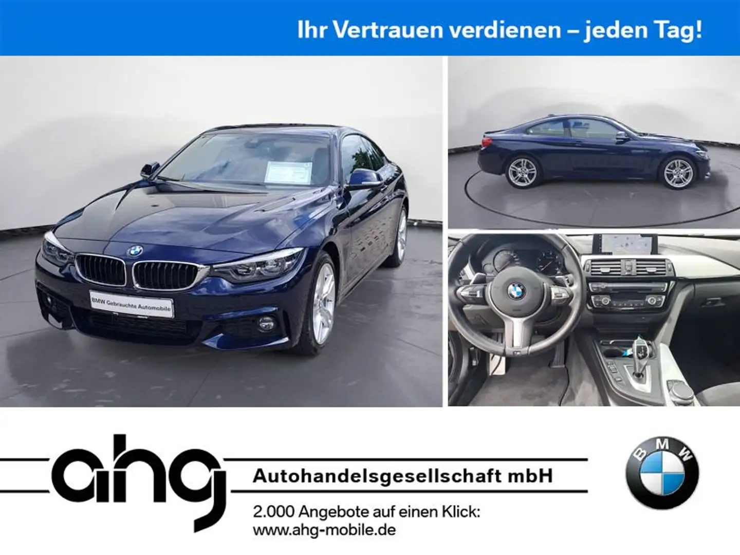 BMW 430 dA xDrive Coupe M Sport Head-Up Navi Professi Blu/Azzurro - 1
