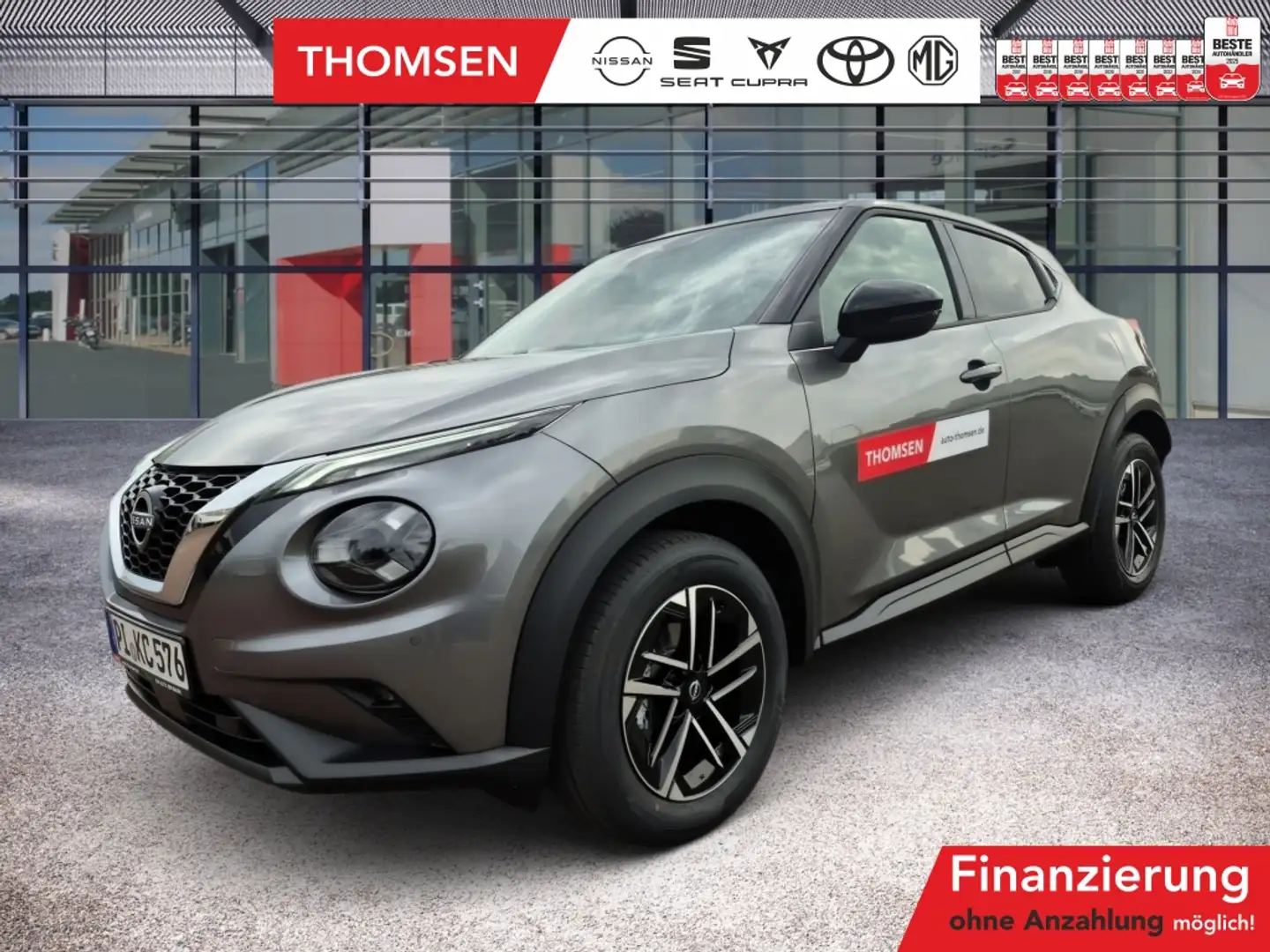 Nissan Juke 1.0 DIG-T N-Connecta DSG+AUT+LED+Winterp. Grau - 1