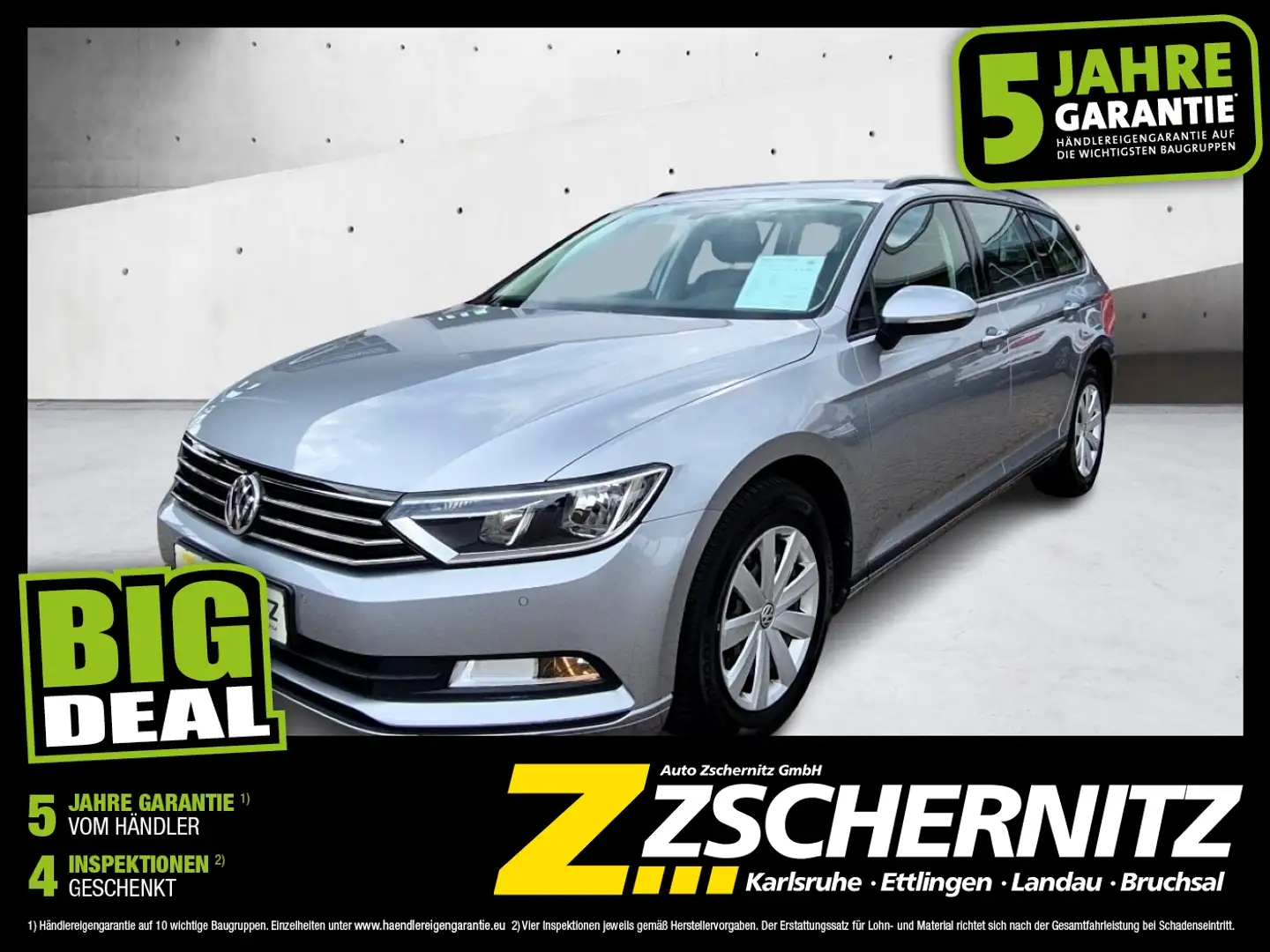 Volkswagen Passat Variant 2.0 TDI BMT Trendline Business-Pak Silber - 1