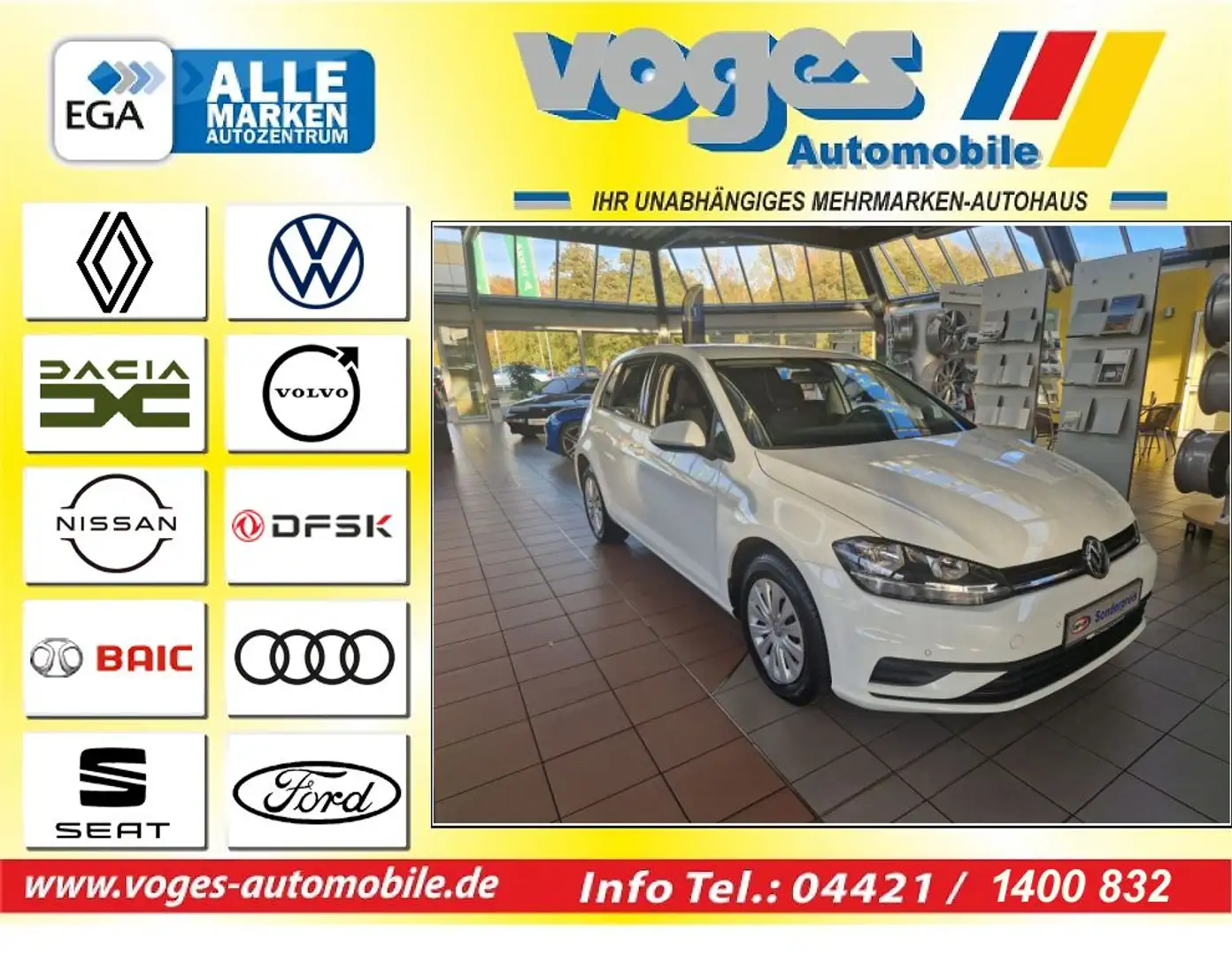 Volkswagen Golf 1.0 TSI OPF Trendline Blanco - 1