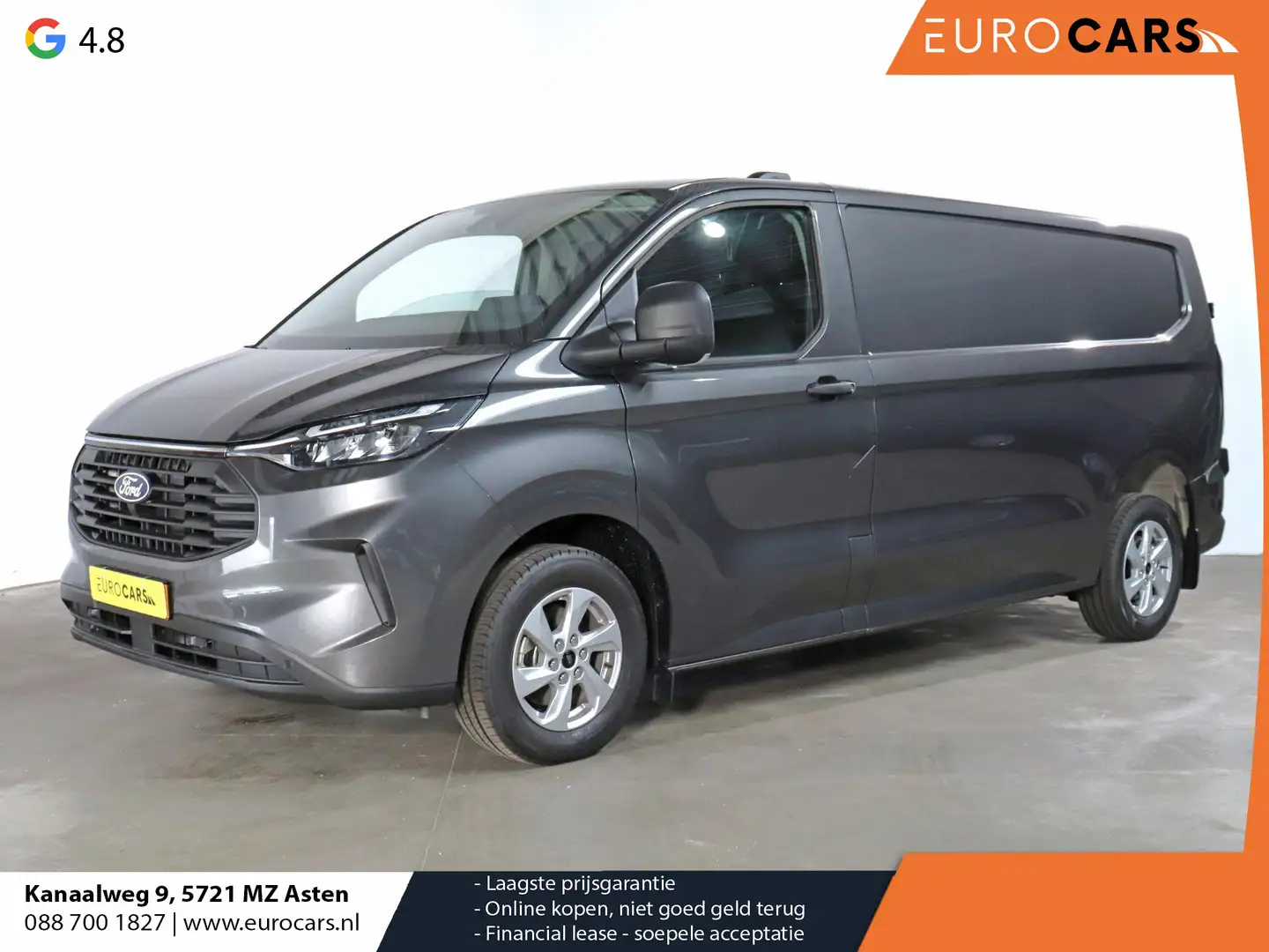 Ford Transit Custom 300 2.0 TDCI L2H1 Trend Automaat Airco Navi Cruise Grijs - 1