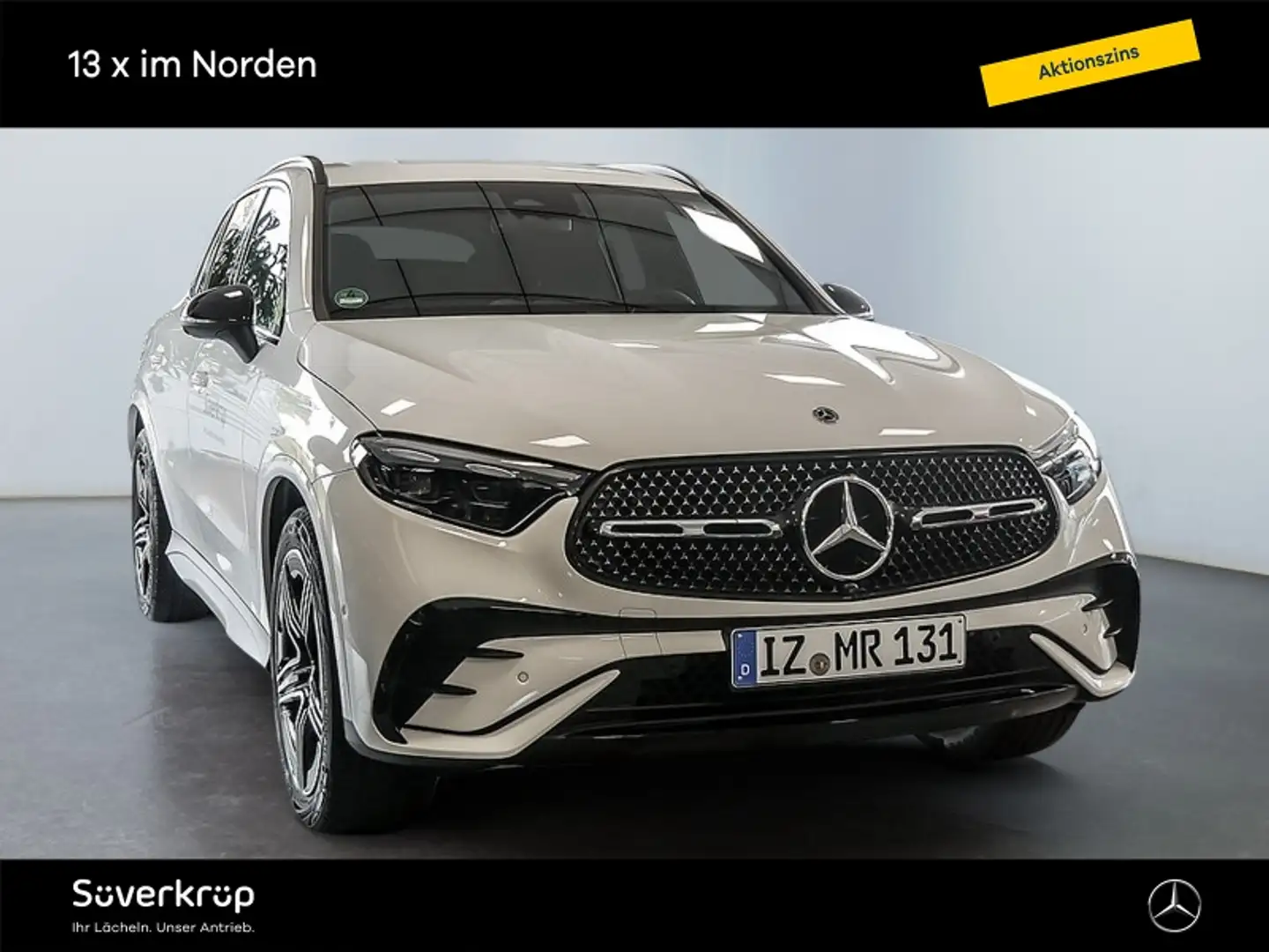 Mercedes-Benz GLC 220 d 4M AMG NIGHT MEMO 360 AHK DISTR KAMERA Weiß - 1