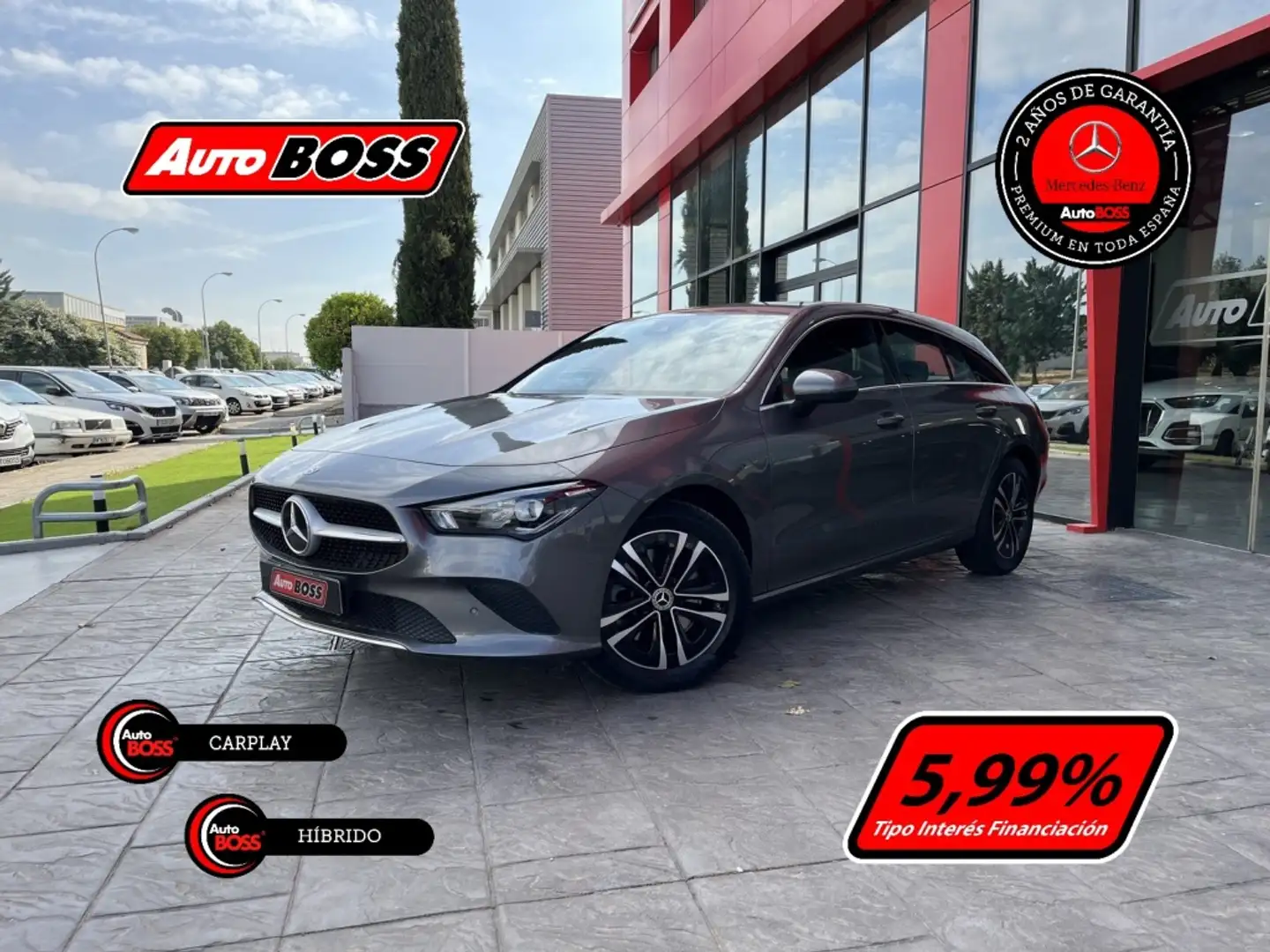 Mercedes-Benz CLA 250 Shooting Brake 250e 8G-DCT Gris - 1