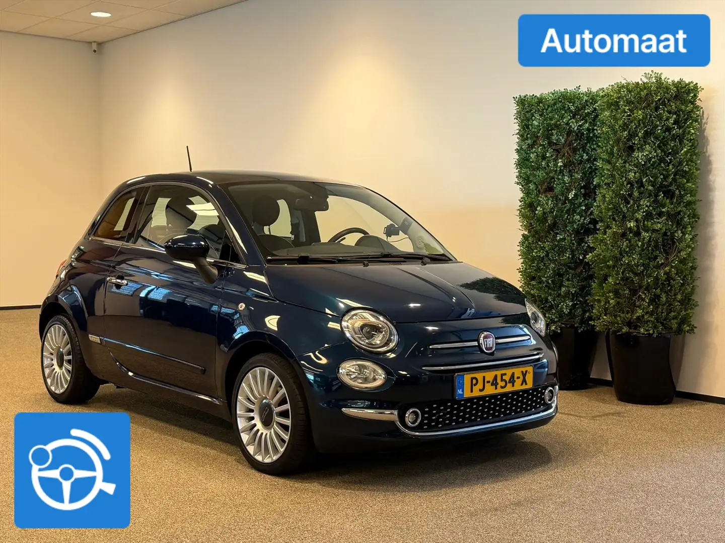 Fiat 500 Automaat HBR+SG Blauw - 1