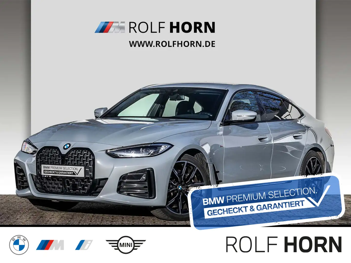 BMW 430 i Gran Coupe M Sportpaket HiFi RfKam Navi 19" Grau - 1
