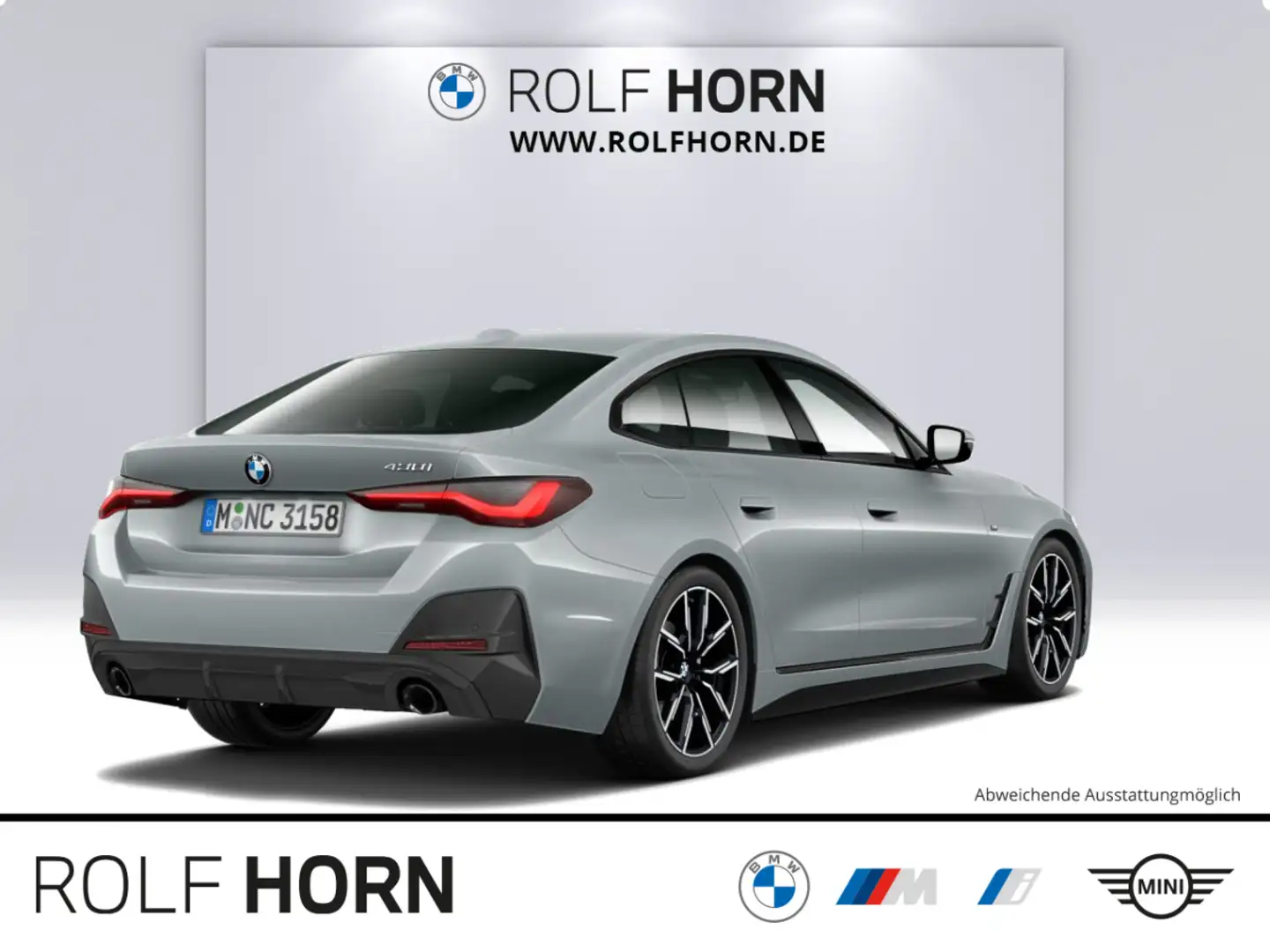 BMW 430 i Gran Coupe M Sportpaket HiFi RfKam Navi 19" Grau - 2