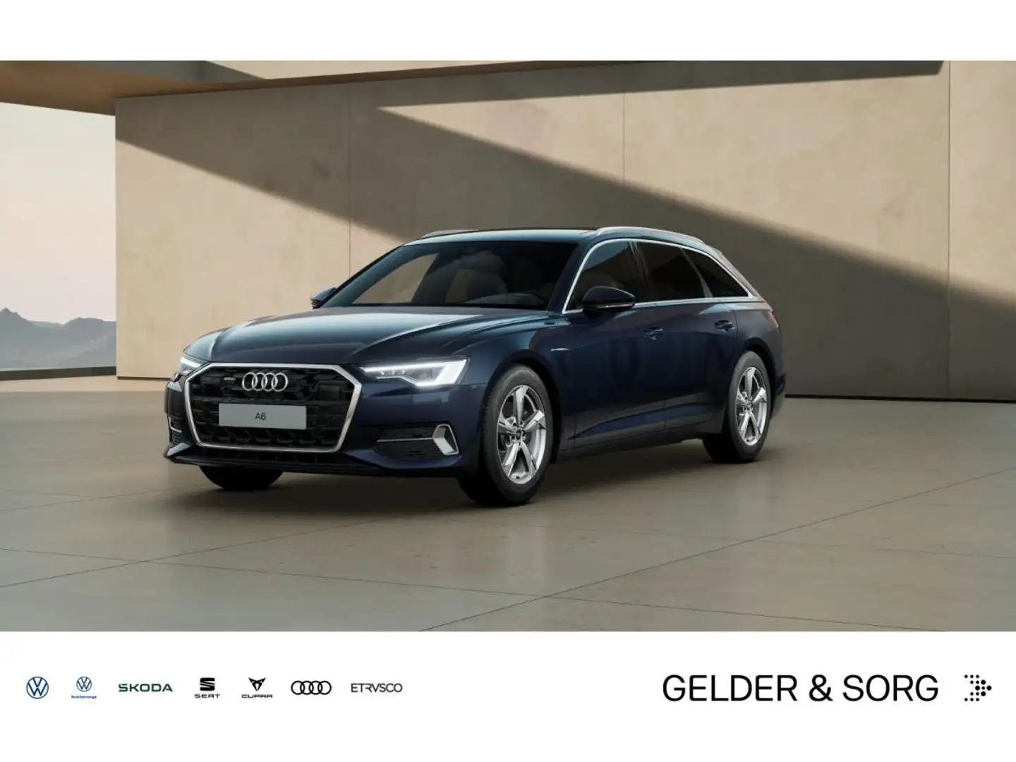 Audi A6 Avant 40 TDI qu. AHK*Pano*Matrix*Sound Blau - 1
