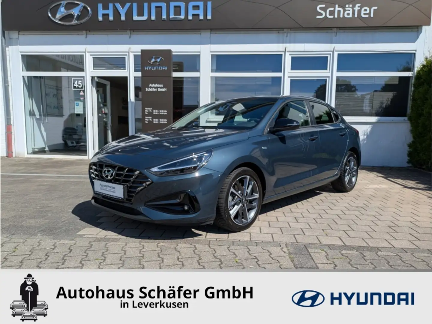 Hyundai i30 Edition 30+ Navi LED SHZ Temp LenkradHZG Apple Car Синий - 1