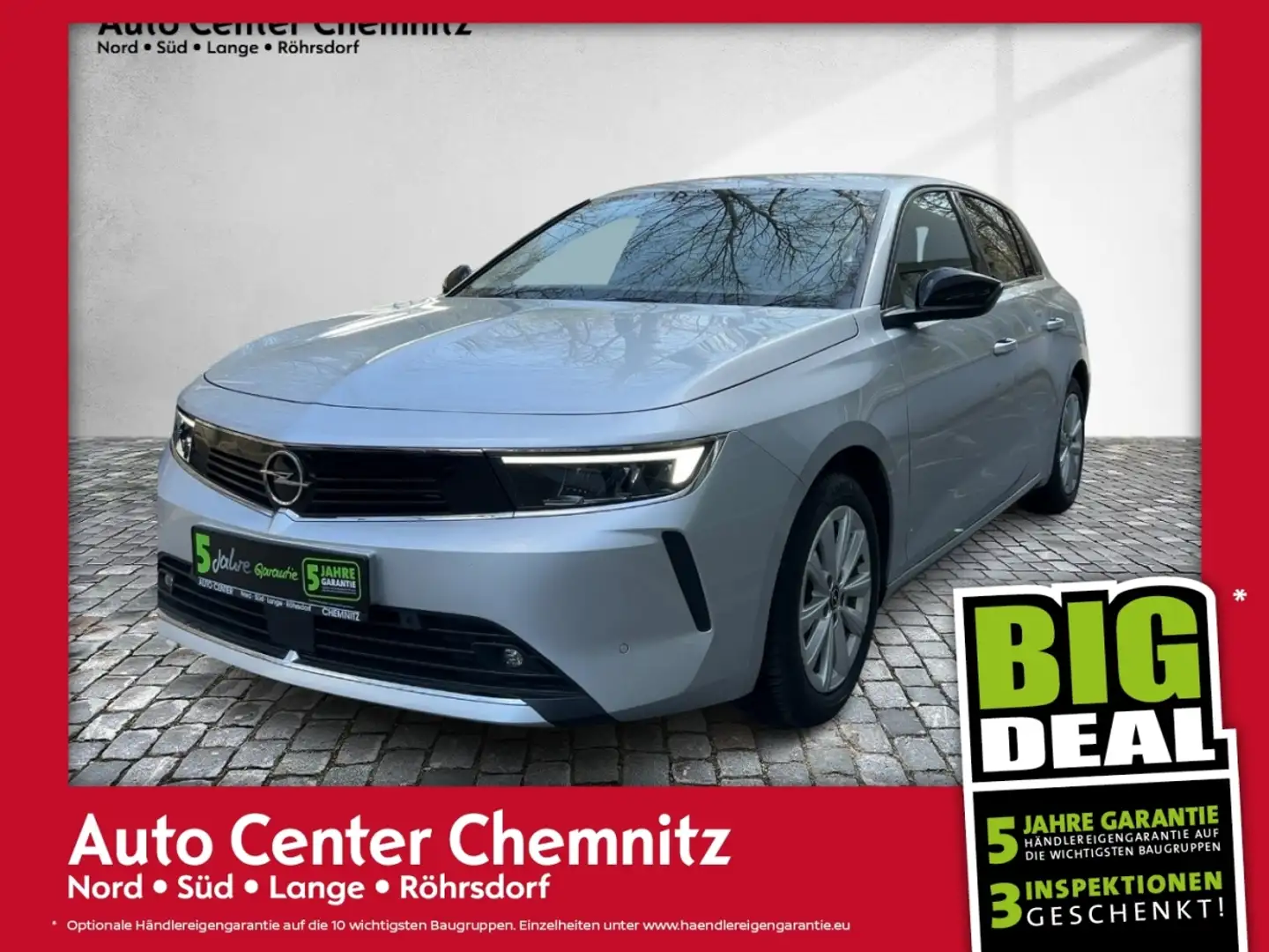 Opel Astra L 1.2 Elegance LED/Navi/Teilleder/Ergo/KAM Argento - 1