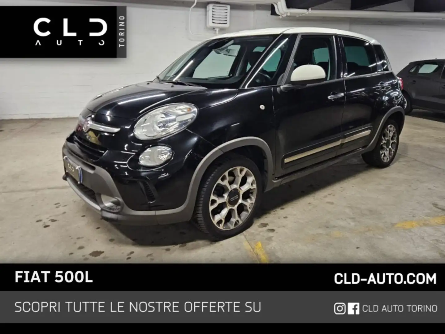 Fiat 500L 1.3 Multijet 85 CV Trekking Noir - 1