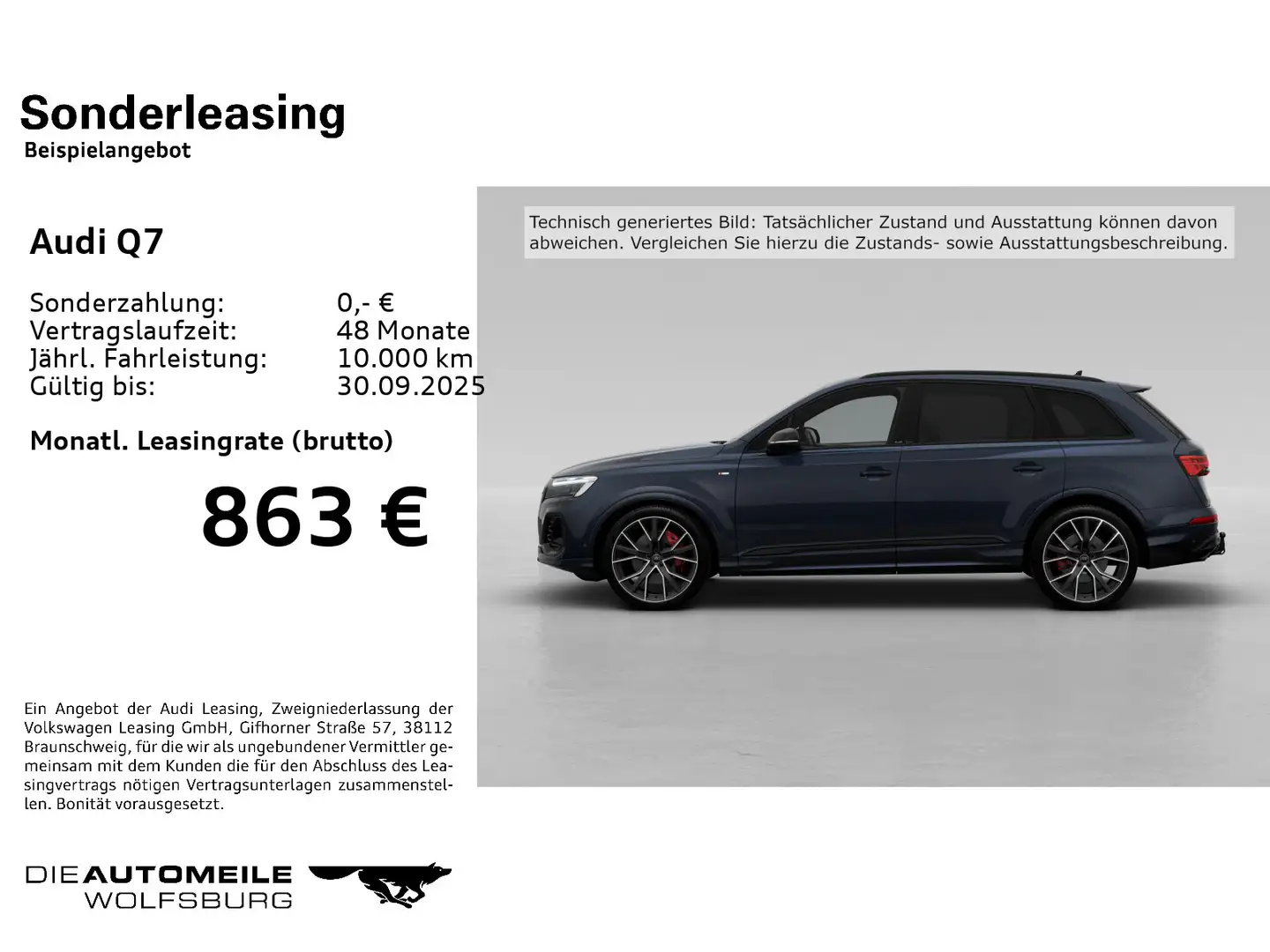 Audi Q7 55 TFSI quattro tiptronic S line HeadUp/Luft/ Albastru - 2