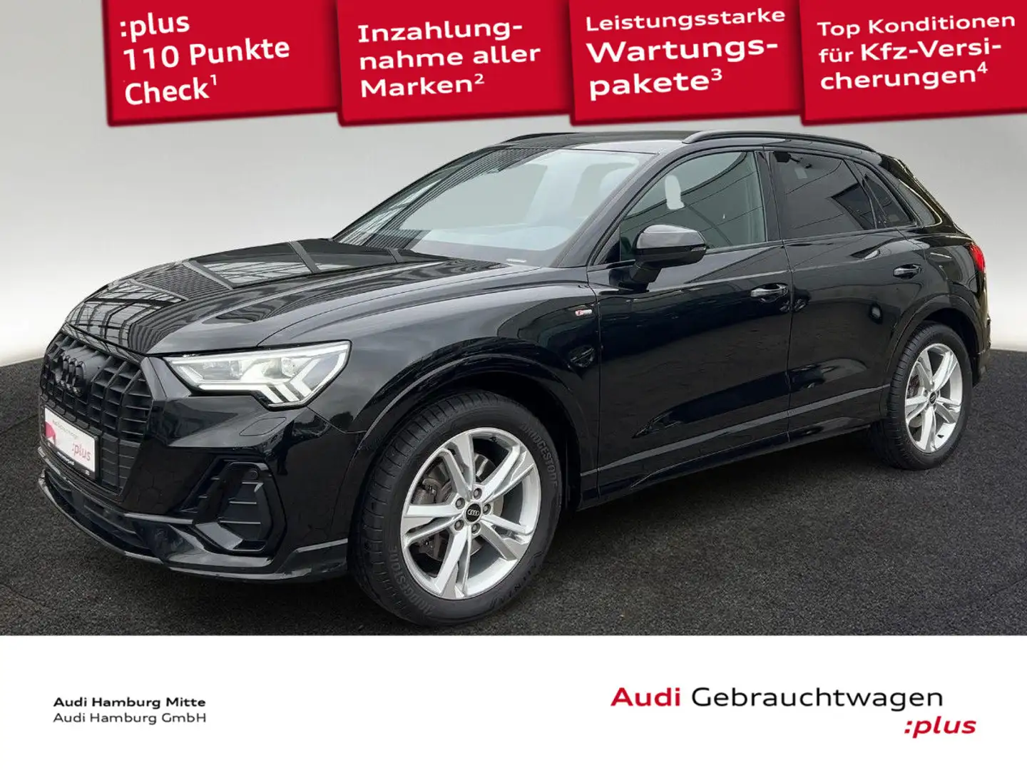 Audi Q3 40 TFSI S line quattro S tronic Navi Matrix K Schwarz - 1