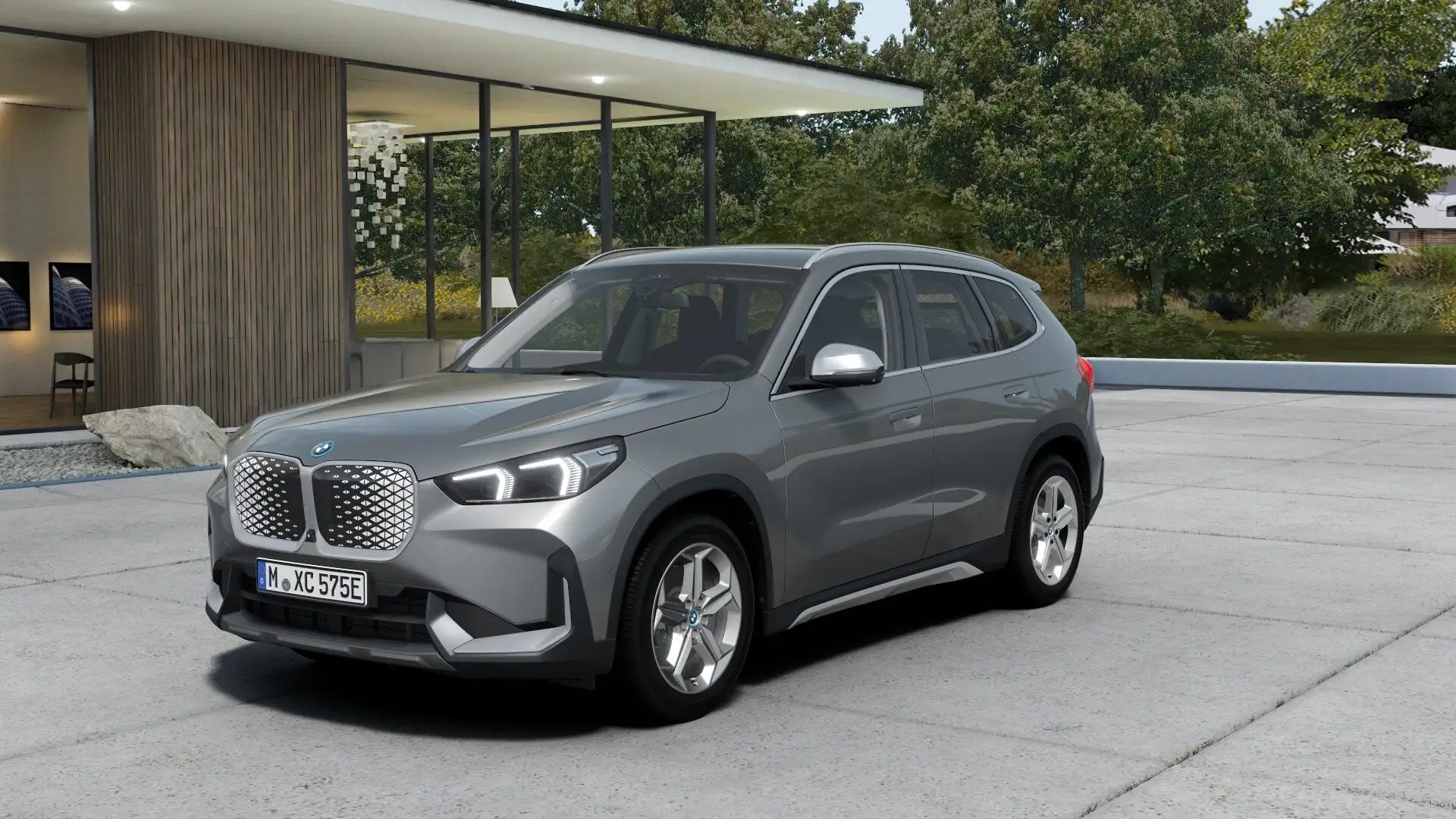 BMW iX1 eDrive20  xLine DAB LED RFK Komfortzg. Shz Gris - 1