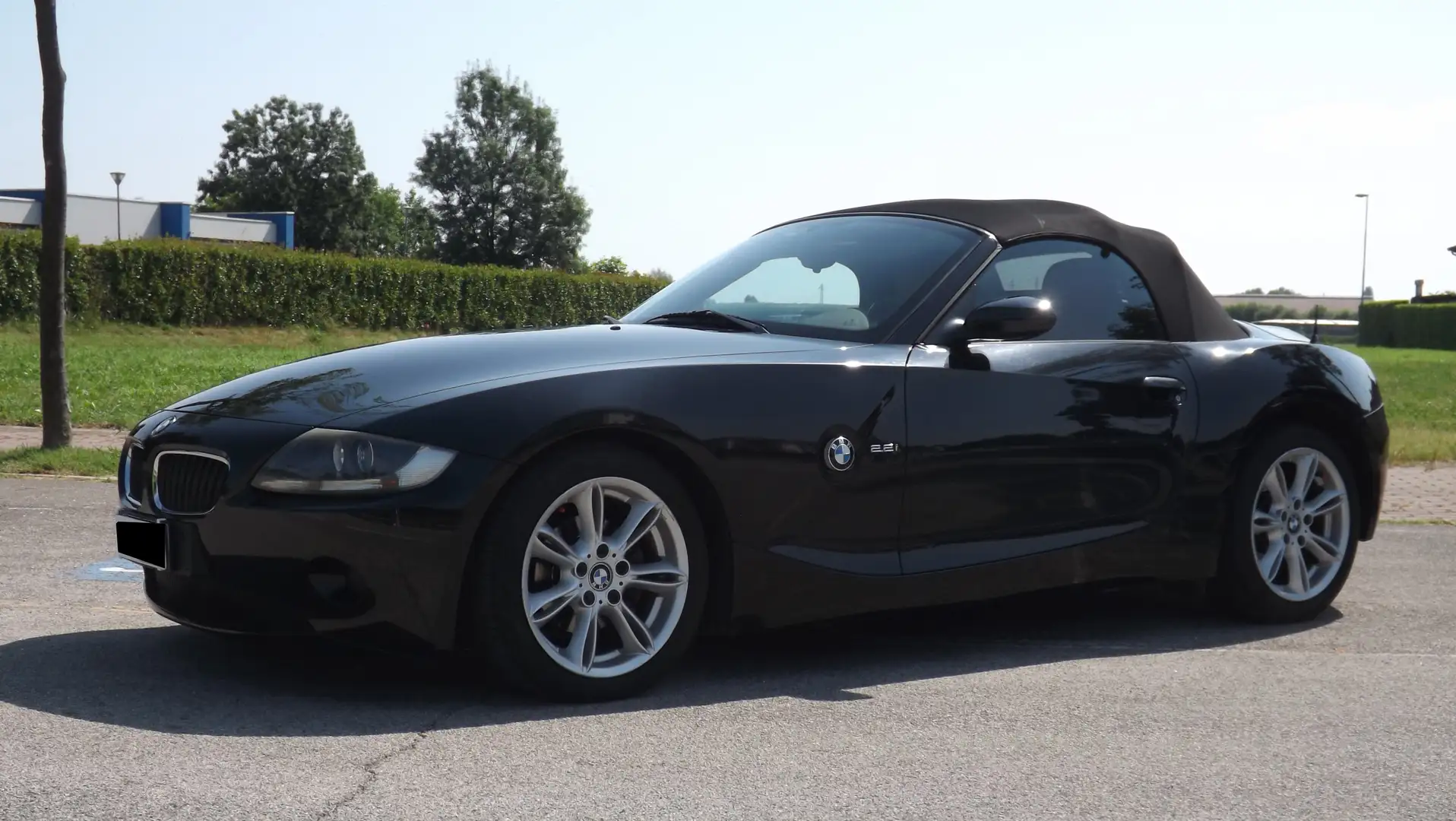BMW Z4 Z4 E85 Roadster Roadster 2.2i interni  pelle rossa Nero - 1
