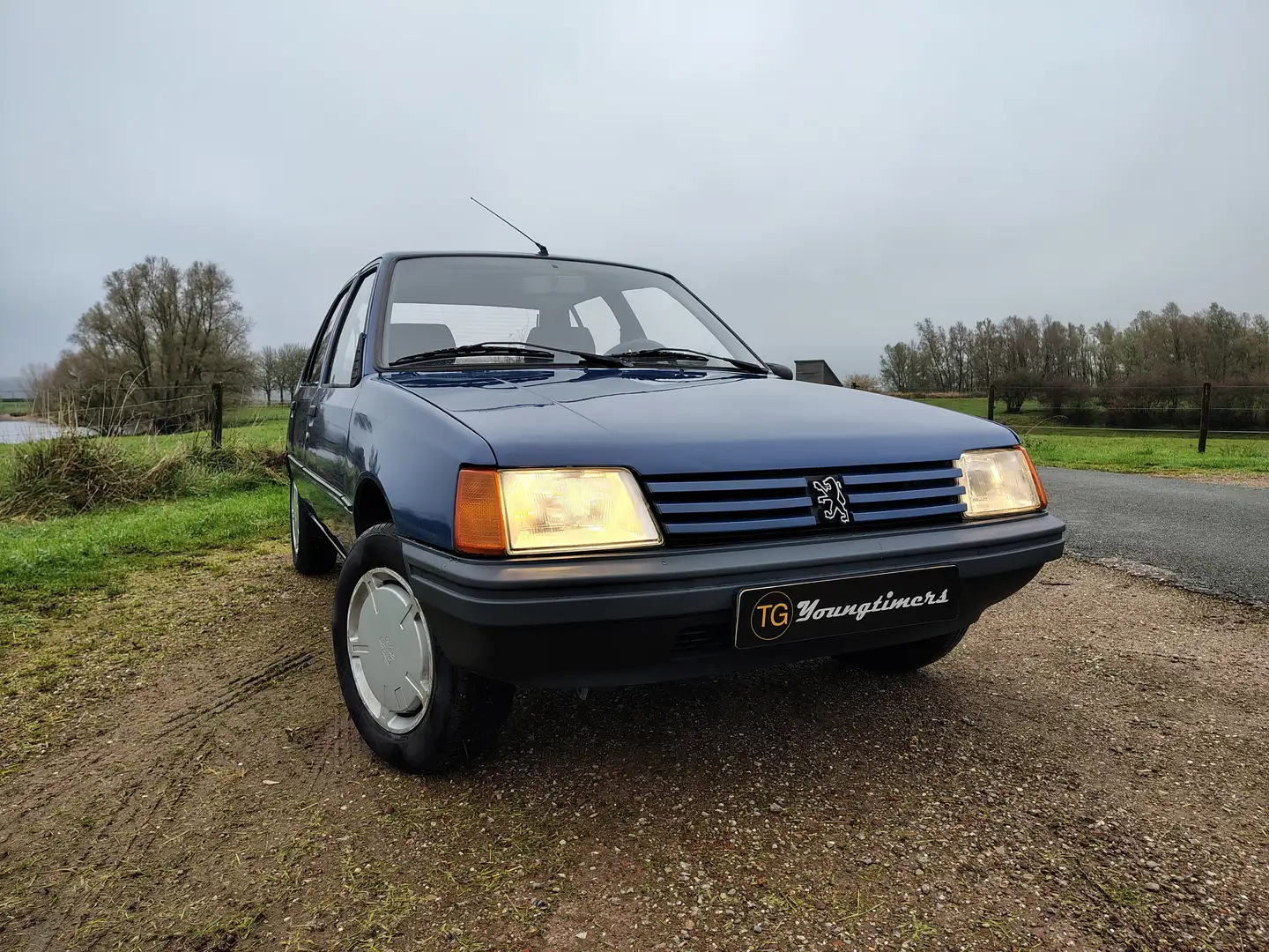 Peugeot 205 1.4 GR bwjr 1989 155.700 km SUPER STAAT Синій - 2