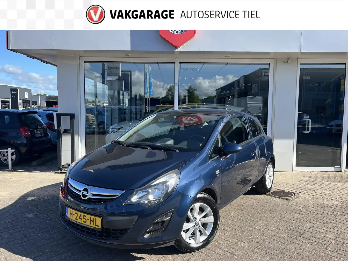 Opel Corsa 1.4-16V Incl: Airco, Bluetooth, LM velgen, Metalli Azul - 1