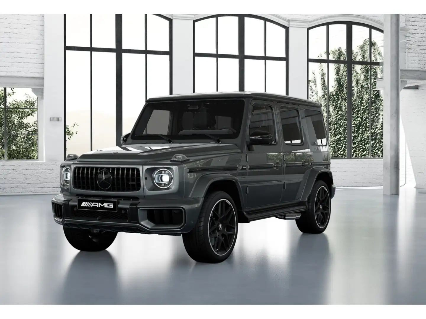 Mercedes-Benz G 63 AMG AMG -Sport+Night+AHK+Stdhz+360+Cam+Leder Grau - 1