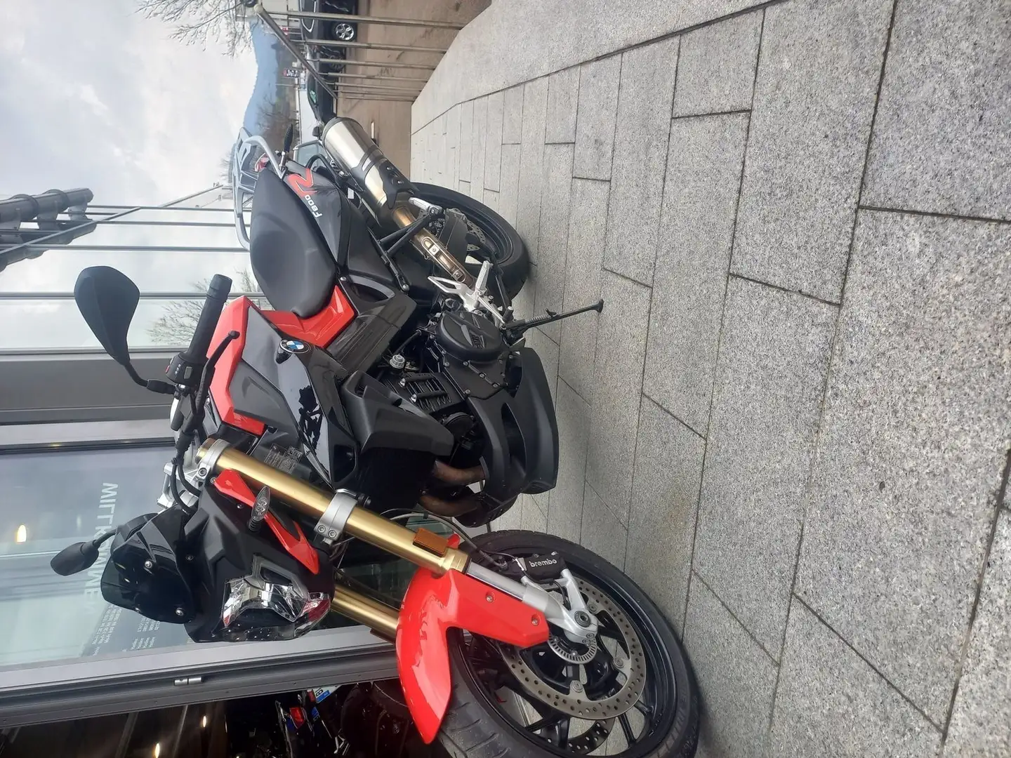 BMW F 800 R mit 1 Jahr Gewährleistung 2 Pakete uvm. Červená - 1