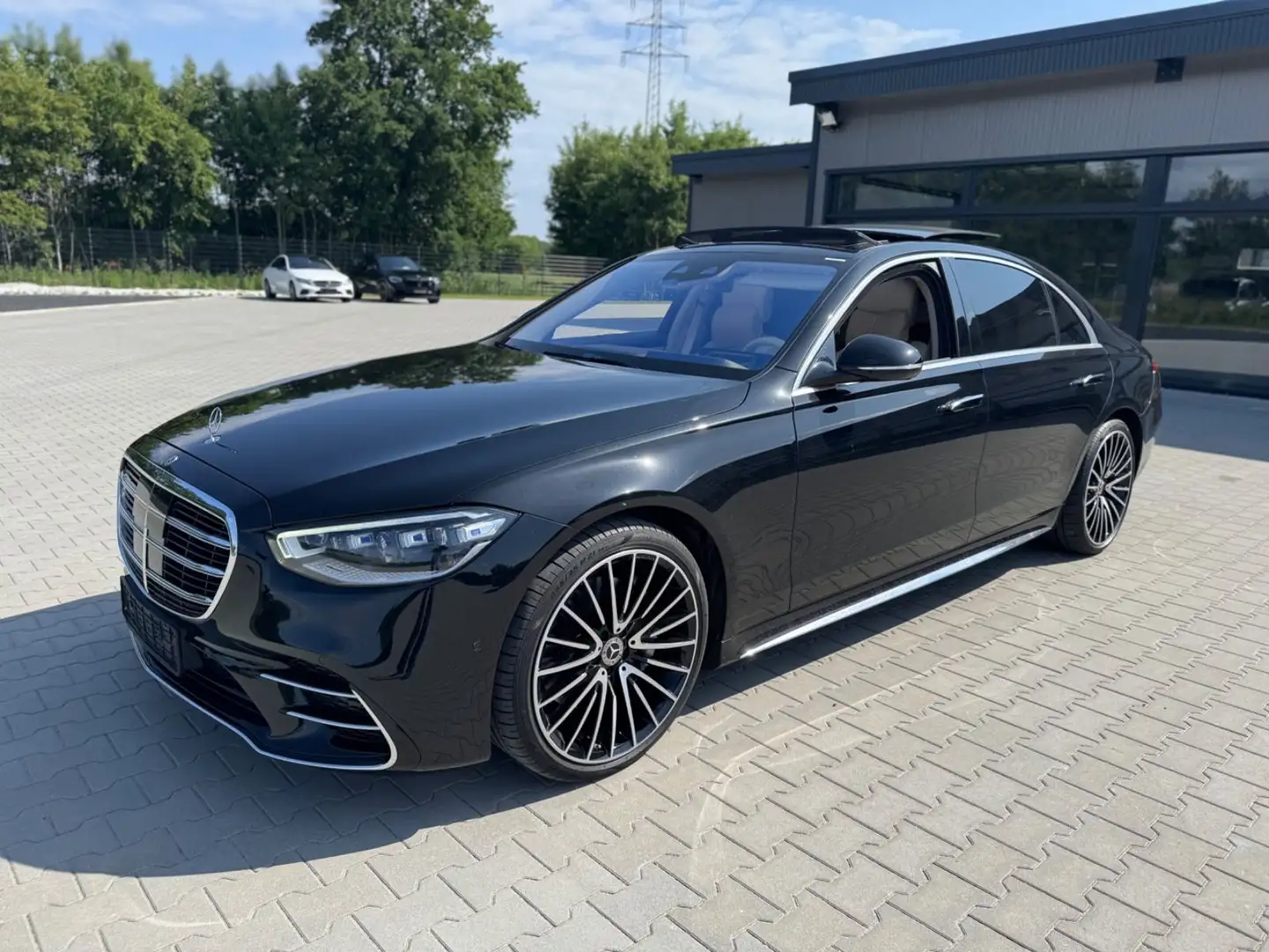 Mercedes-Benz S 400 S400d 4M Lang AMG -HUD-Pano-FondEnt-BelüSitz-21Z Negru - 1