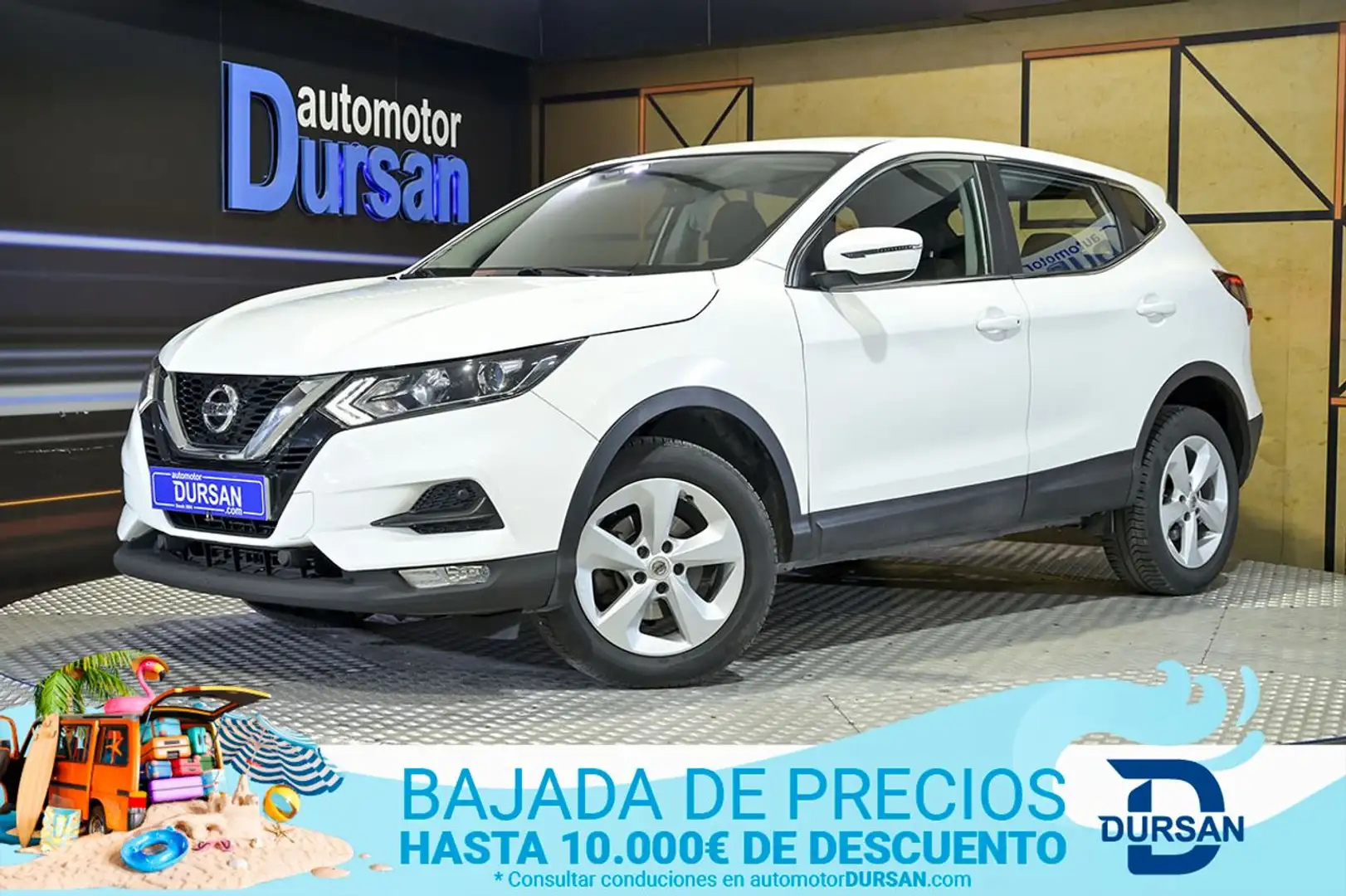 Nissan Qashqai dCi 85 kW 115 CV E6D ACENTA Blanco - 1
