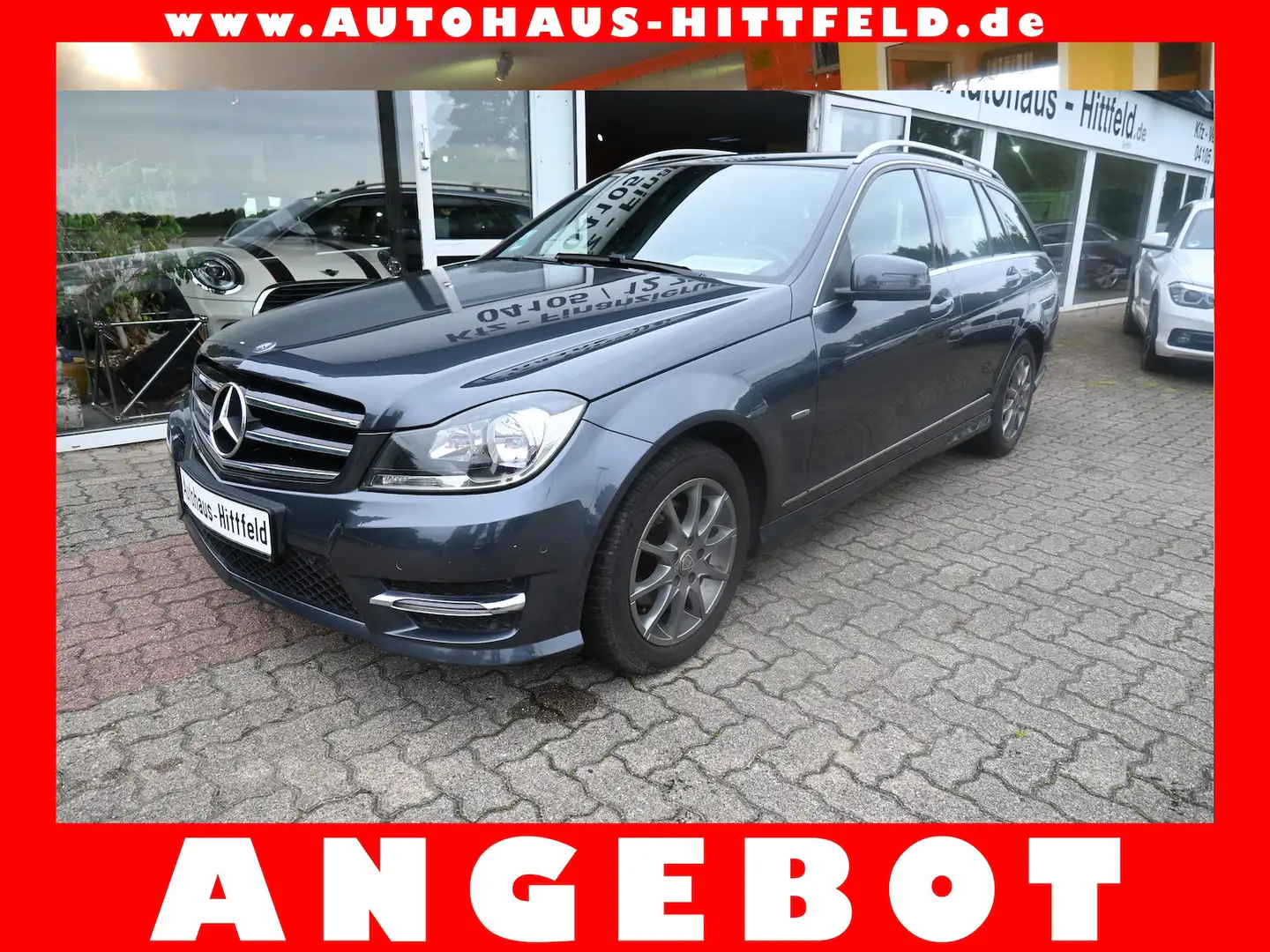 Mercedes-Benz C 180 T-CGI Edition C AvantgardeKlimaaut Leder Gris - 1