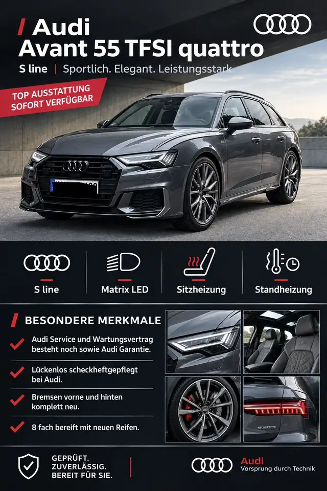 Audi A6 55 TFSI quattro sport — photo 1 of 8