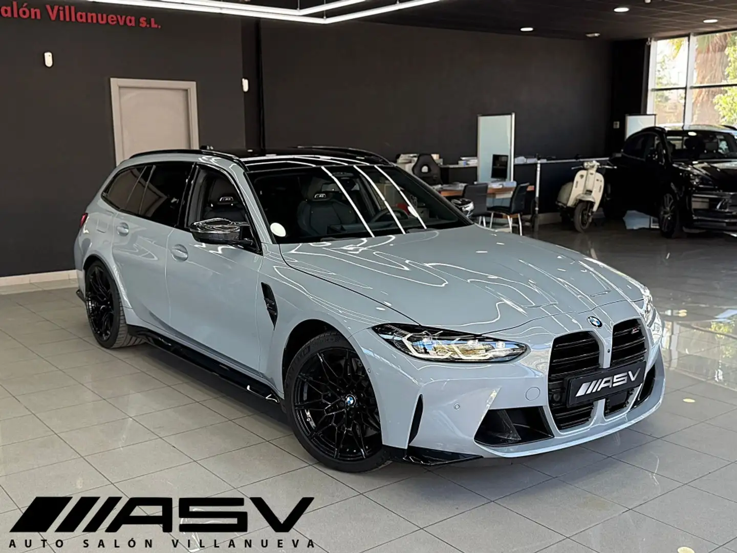 BMW M3 Competition Touring MxDrive Gris - 1