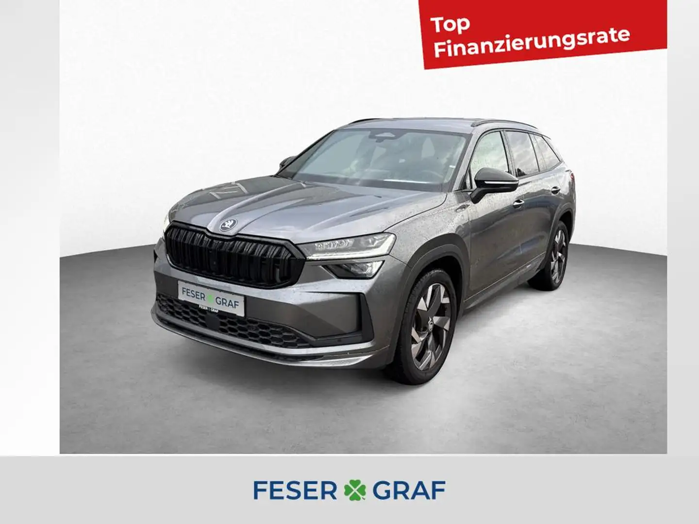 Skoda Kodiaq Sportline 2.0 TDI DSG *AHK*NAVI*ACC Gris - 1