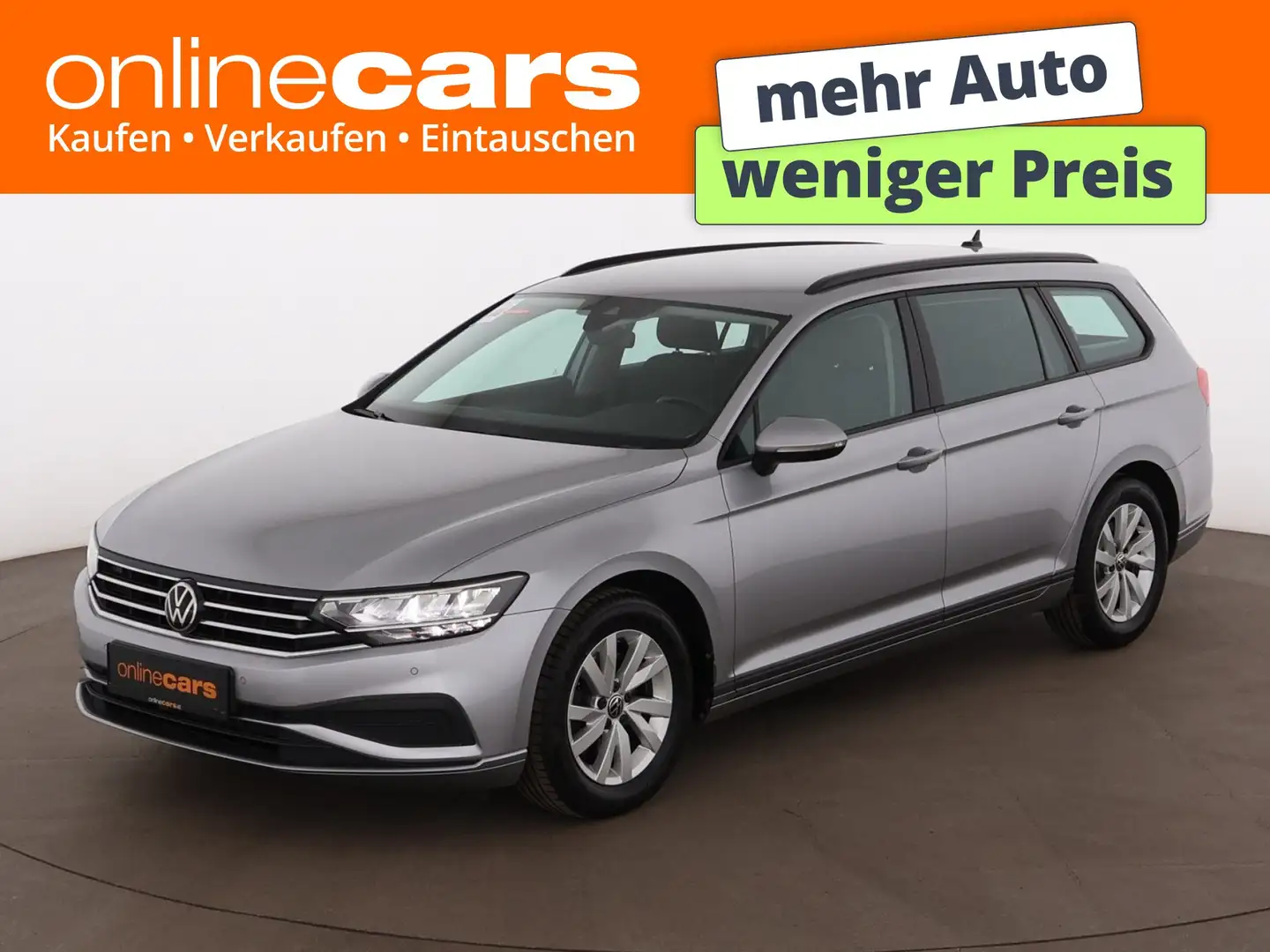 Volkswagen Passat Variant 2.0 TDI Aut LED RADAR NAVI SITZHZG Silber - 1