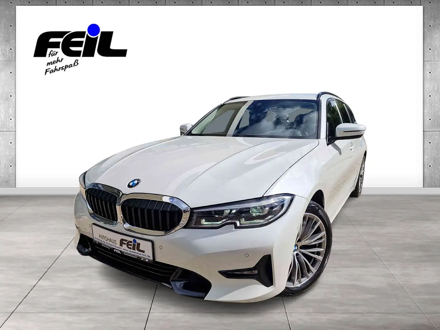 BMW 320 d xDrive Sport Line HiFi DAB LED WLAN RFK Weiß - 1