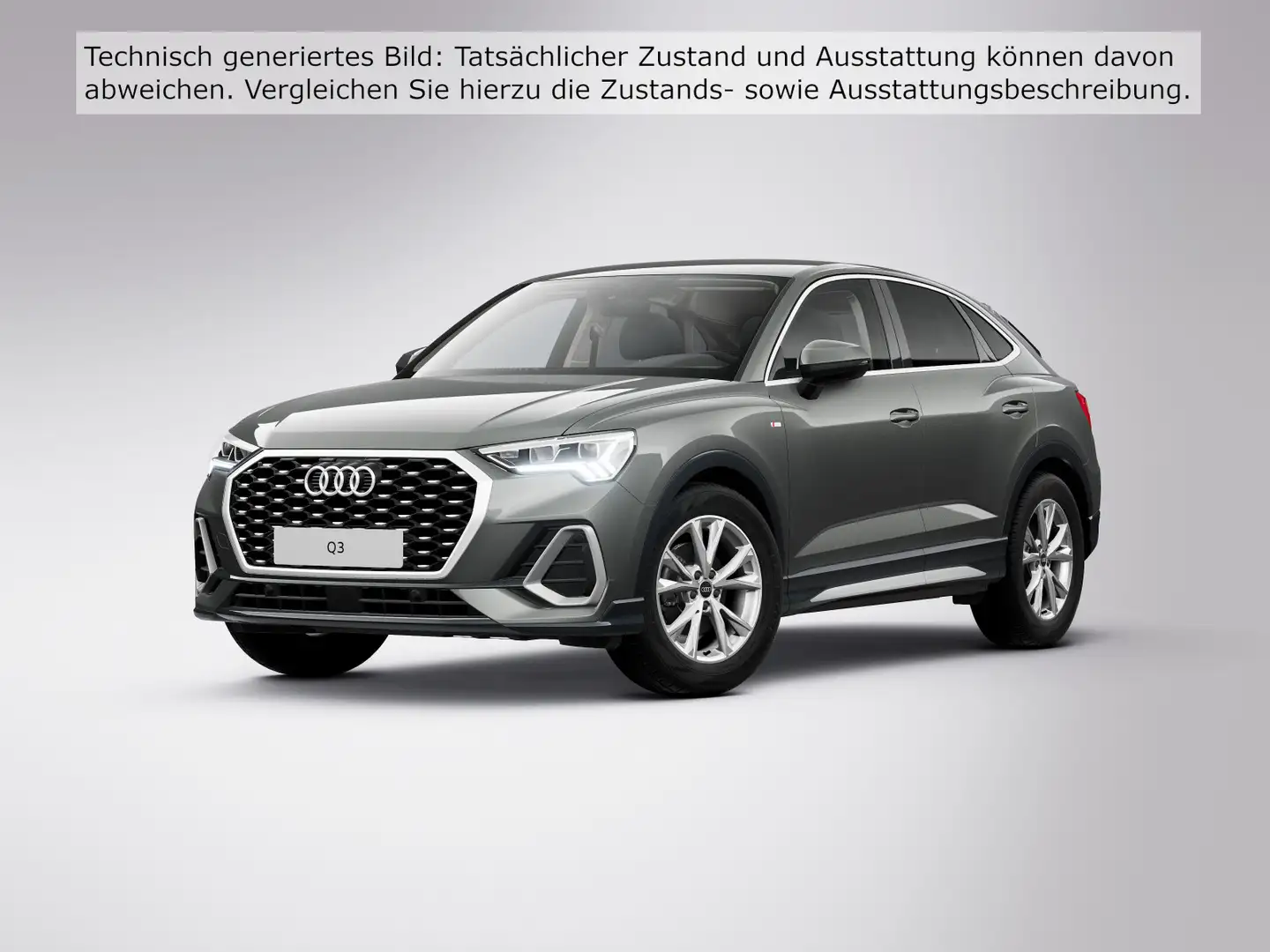 Audi Q3 S line 35 TFSI S tronic 8-fach bere Grau - 2