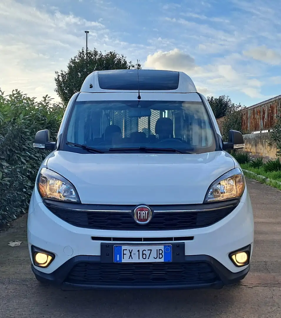 Fiat Doblo Doblò EURO6 TETTO ALTO TRASPORTO DISABILI Weiß - 2