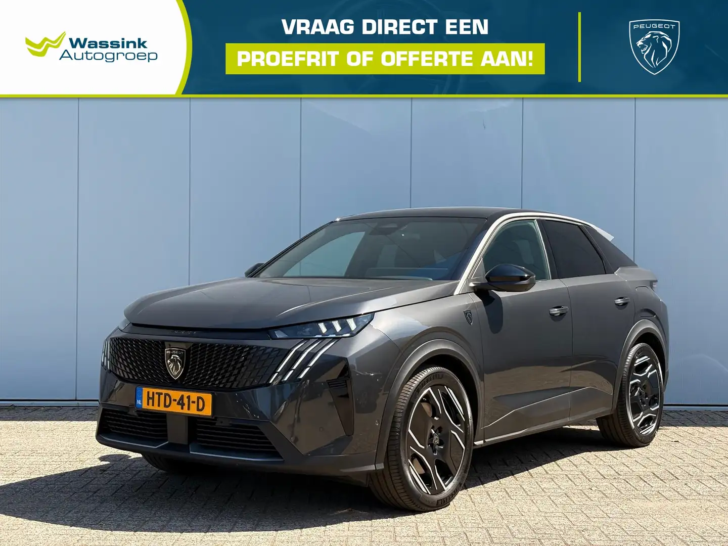Peugeot 3008 1.6 Plug-In HYBRID 195pk e-DCS7 GT | Alcantara | 3 Grijs - 1