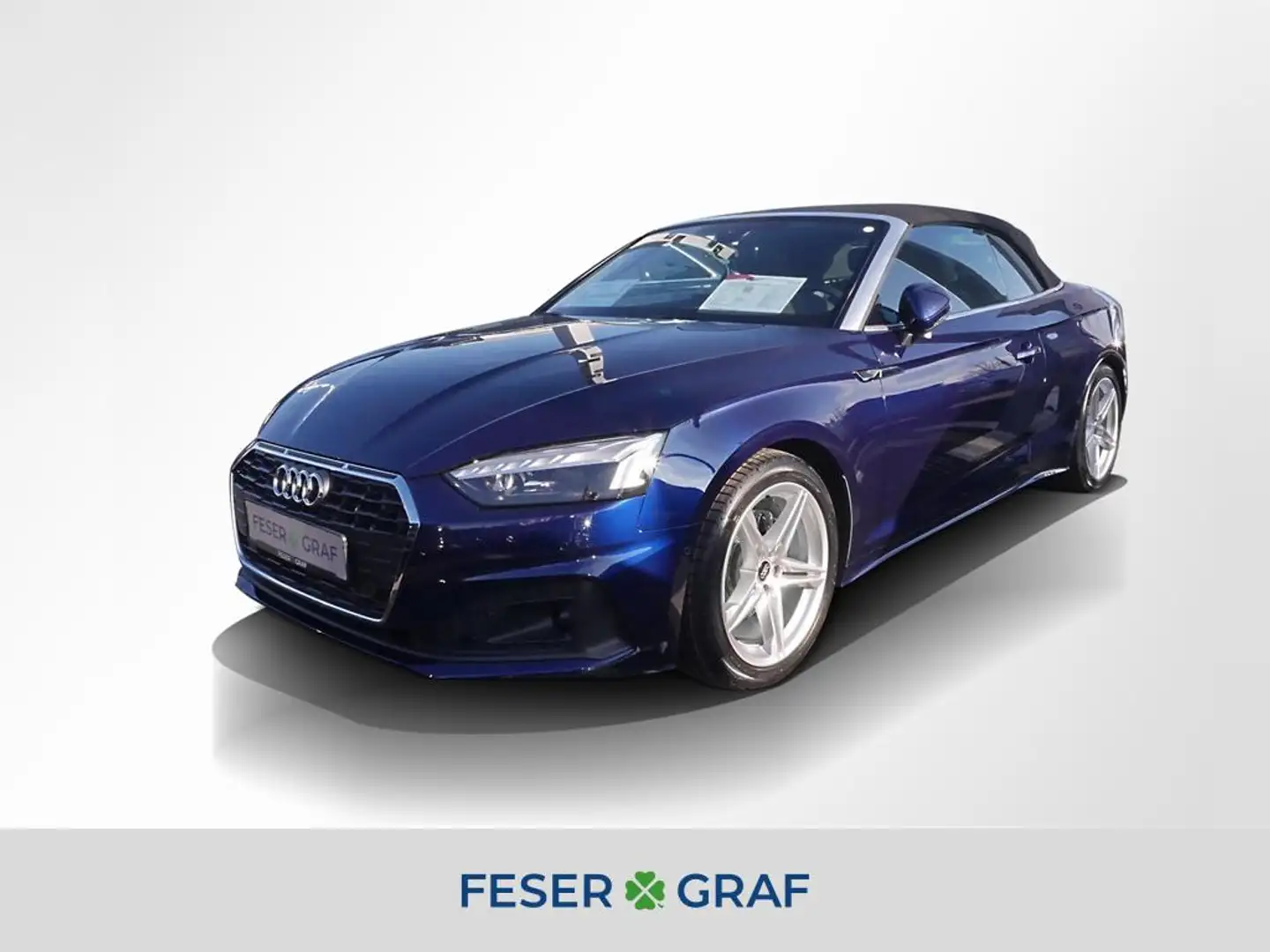 Audi A5 Cabrio 35 TFSI ACC AHK Alcantara Matrix Sitzh Blau - 1