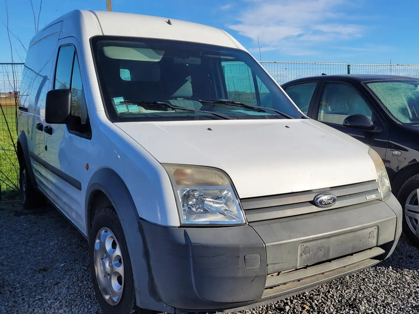 Ford Transit Connect 1.8 TDCi LICHTE VRACHT TREKHAAK 2008 Blanc - 1