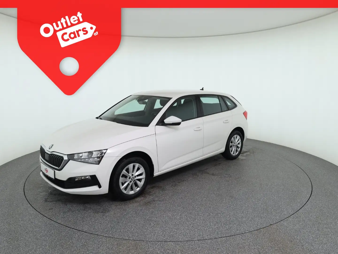 Skoda Scala 1.0TSI Ambition LED+LM+PDC+SpurH+TEMP+KLIMA Weiß - 1