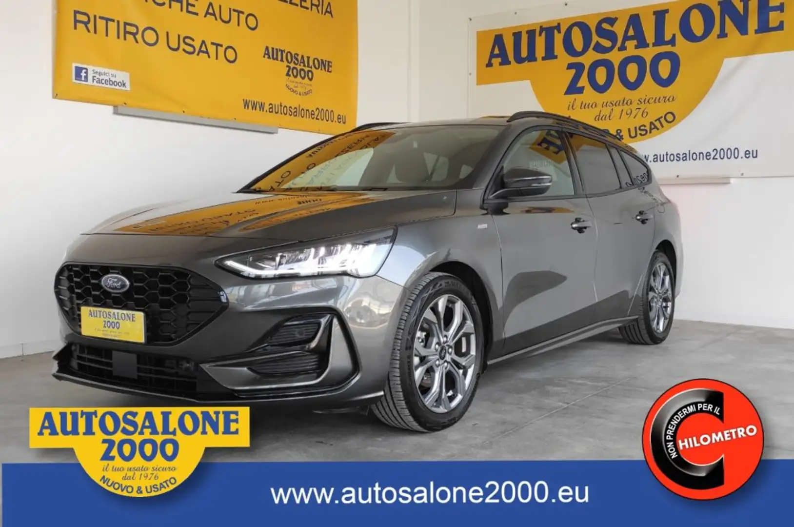 Ford Focus 1.0 Hybrid 125 CV SW ST-Line Design / NEOPATENTATI Grau - 1