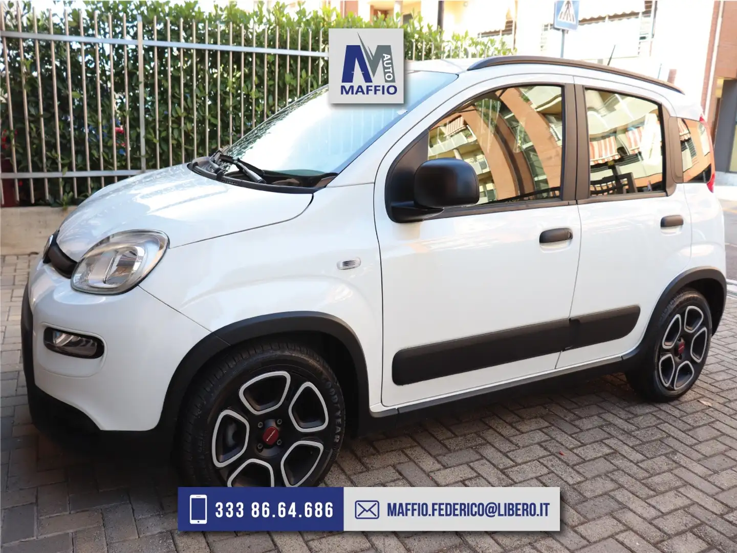 Fiat Panda PANDA 1.0 FIREFLY HYBRID CITY LIFE 5POSTI+VIVAVOCE Blanc - 1