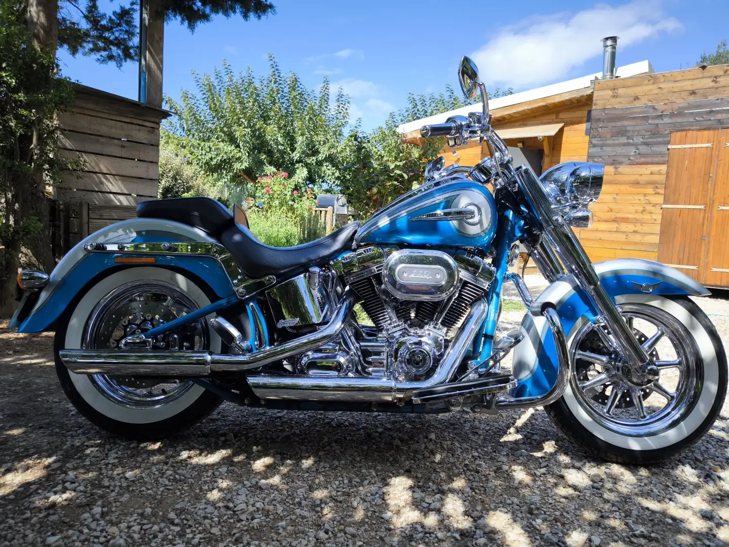 Harley-Davidson Softail CVO DELUXE Albastru - 1