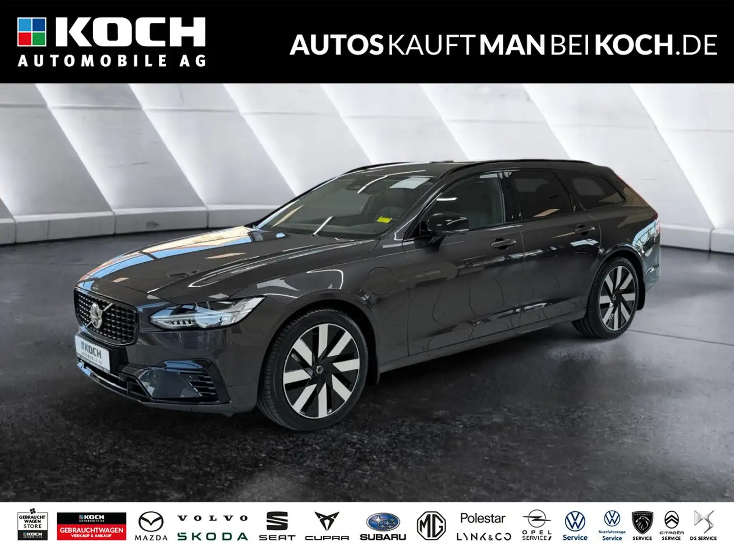 Volvo V90 T6 AWD Plug-In Plus Dark BLIS H/K 360° AHK Gri - 1