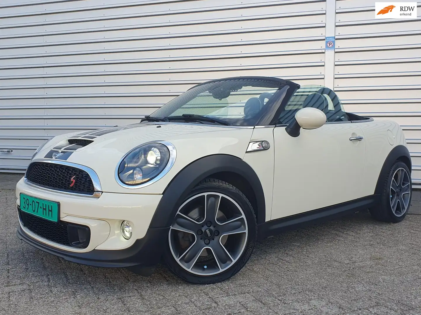 MINI Cooper S Roadster Mini 1.6 Navi / Leder / 17" / 183pk Wit - 1