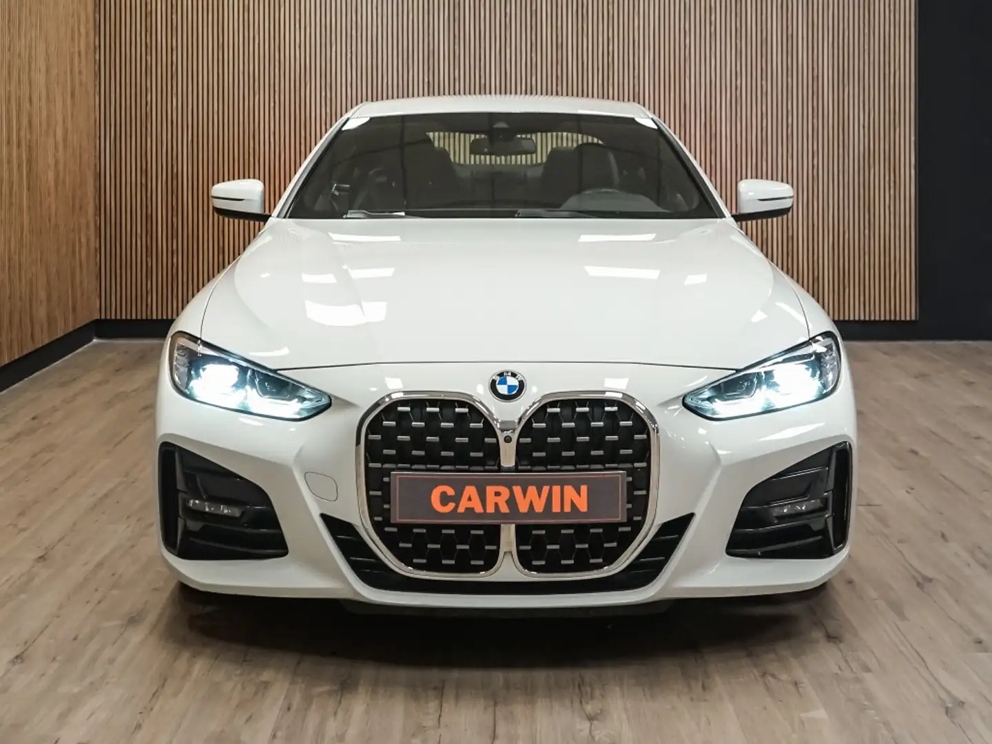 BMW 420 420dA Coupé Blanc - 2