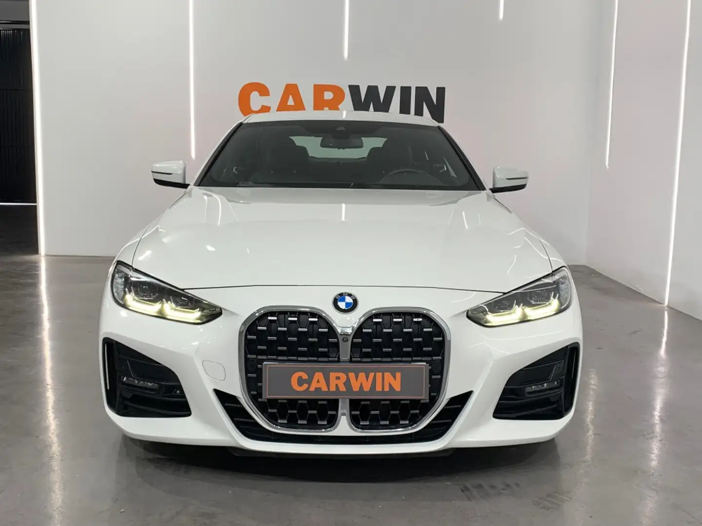 BMW 420 420dA Coupé Weiß - 2