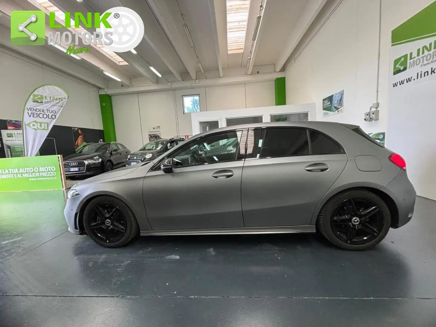 Mercedes-Benz A 180 d Automatic Premium, Pack AMG, KM CERT. Grigio - 2