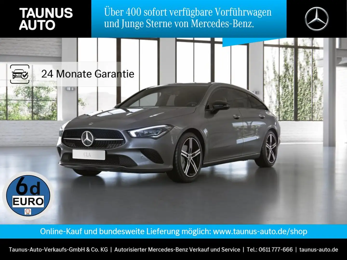 Mercedes-Benz CLA 200 d SB PROGRESSIVE MBUX MULTIBEAM AHK Grau - 1