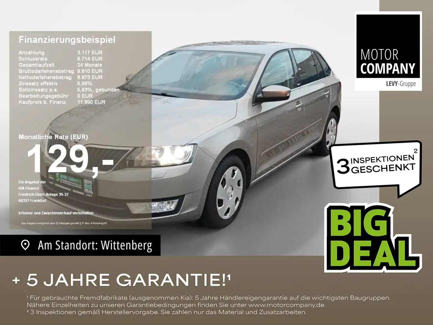Skoda Rapid/Spaceback Rapid 1.2 TSI Joy SHZ*Xenon*Klimaautomatik* Бежевый - 1
